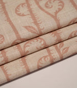 Little Bracken Natural Fabric / Blush