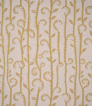 Little Bracken Natural Fabric / Gold