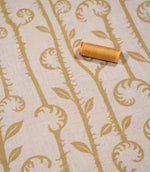 Little Bracken Natural Fabric / Gold