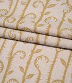 Little Bracken Natural Fabric / Gold