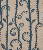 Little Bracken Natural Fabric / Indigo