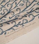 Little Bracken Natural Fabric / Indigo