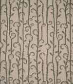 Little Bracken Natural Fabric / Olive Green
