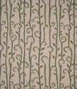Little Bracken Natural Fabric / Olive Green
