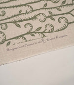 Little Bracken Natural Fabric / Olive Green