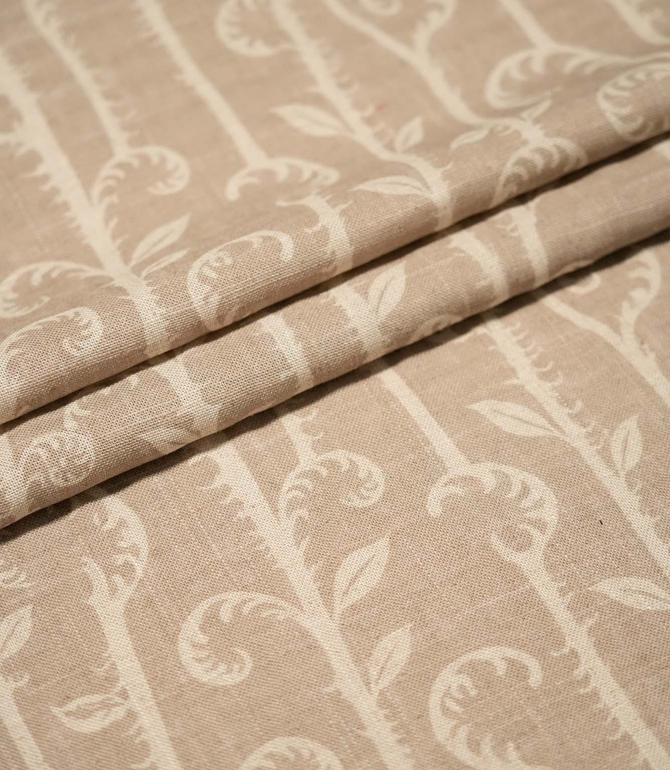 Little Bracken Fabric / Beige Linen