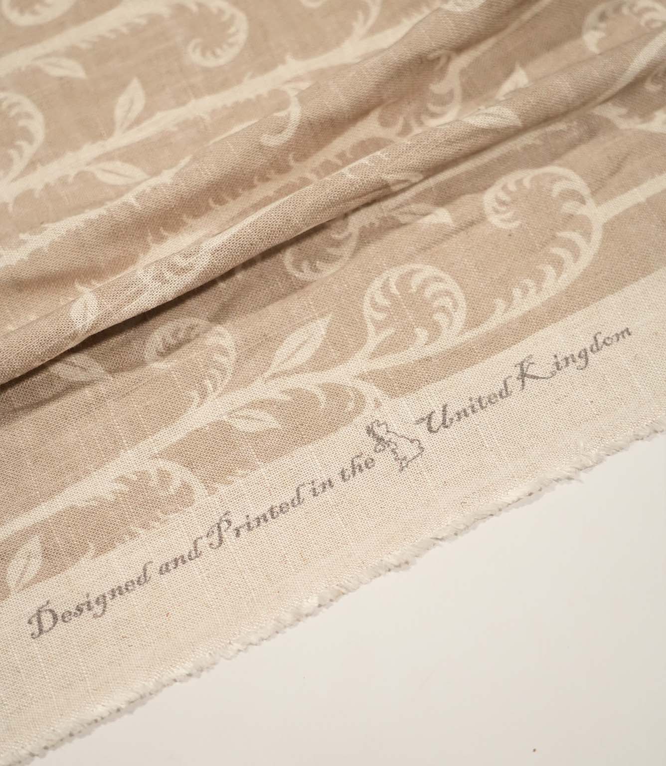 Little Bracken Fabric / Beige Linen