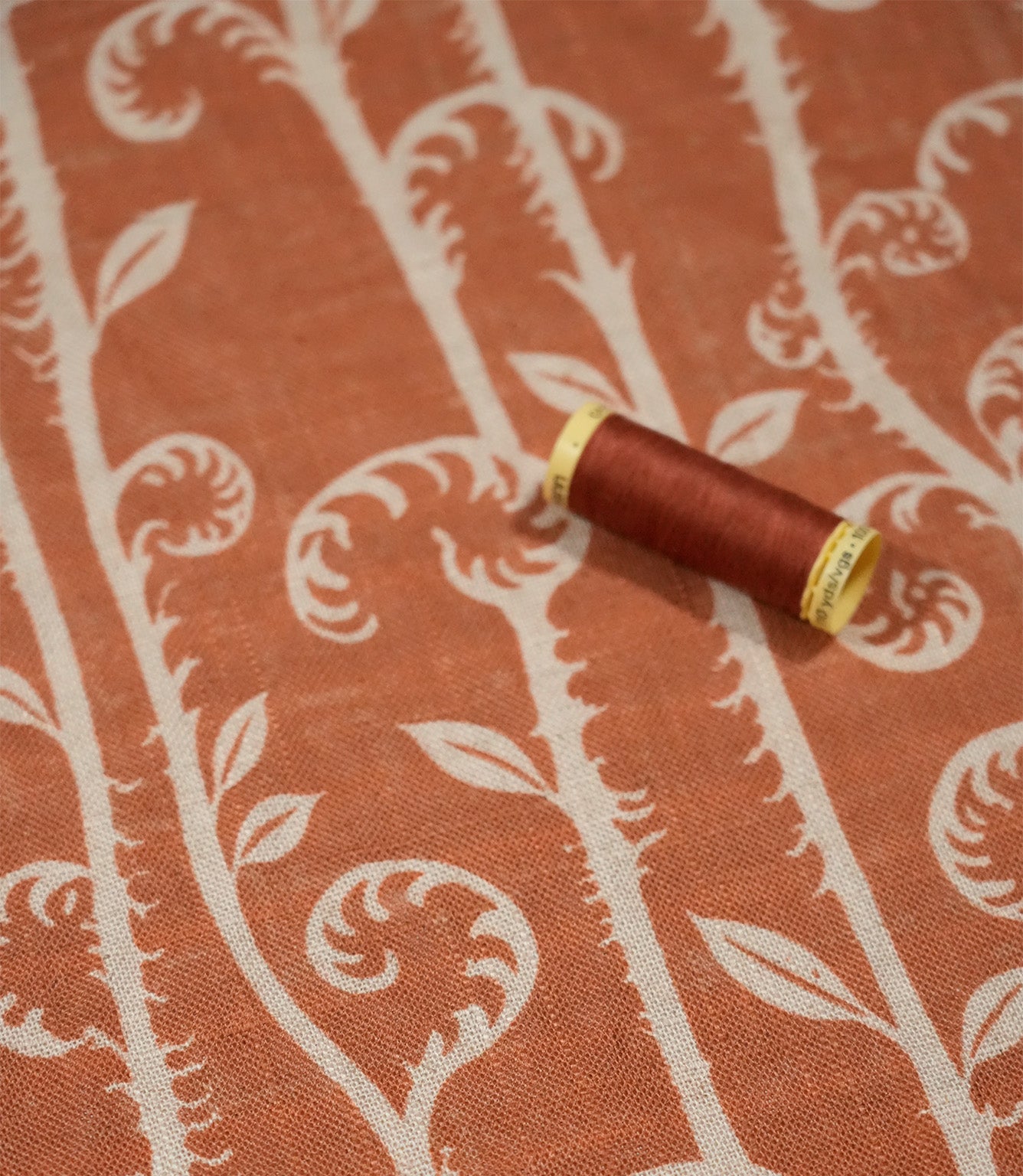 Little Bracken Fabric / Rust