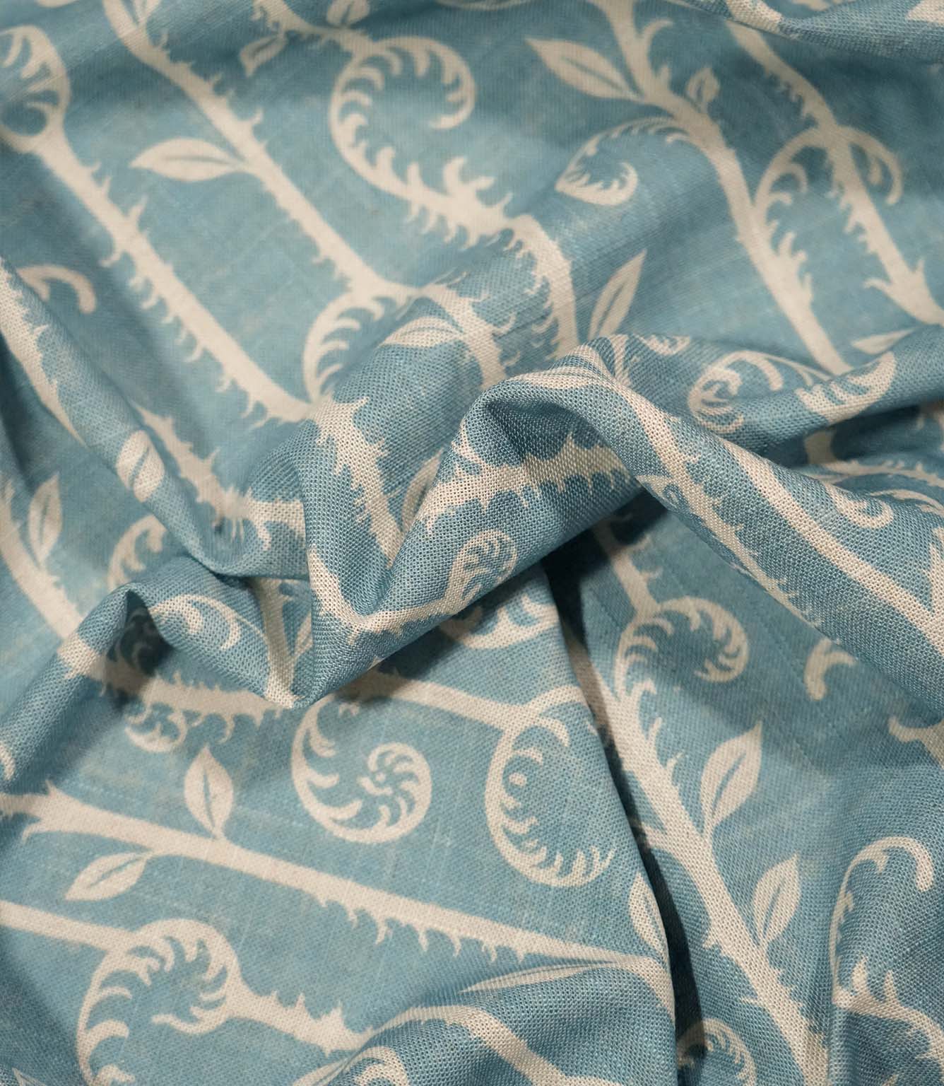 Little Bracken Fabric / Steel Blue