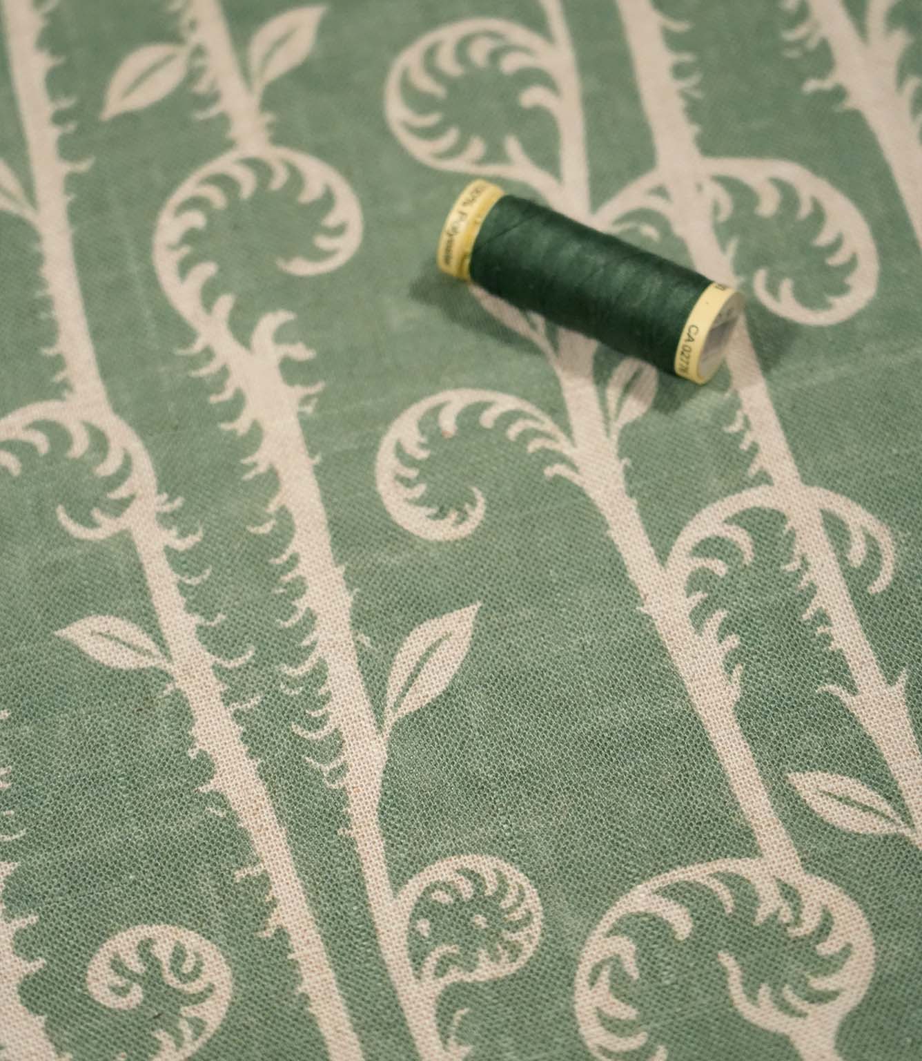 Little Bracken Fabric / Apple Green