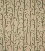 Little Bracken Natural Fabric / Apple Green
