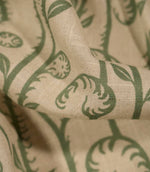 Little Bracken Natural Fabric / Apple Green