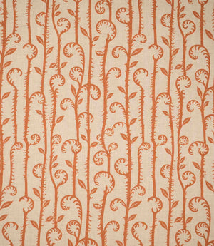 Little Bracken Natural Fabric / Rust