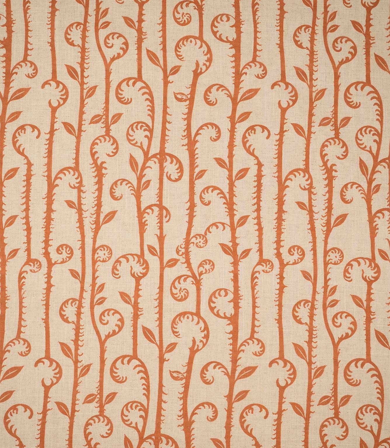 Little Bracken Natural Fabric / Rust