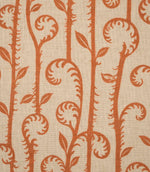 Little Bracken Natural Fabric / Rust