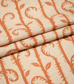 Little Bracken Natural Fabric / Rust