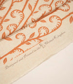 Little Bracken Natural Fabric / Rust
