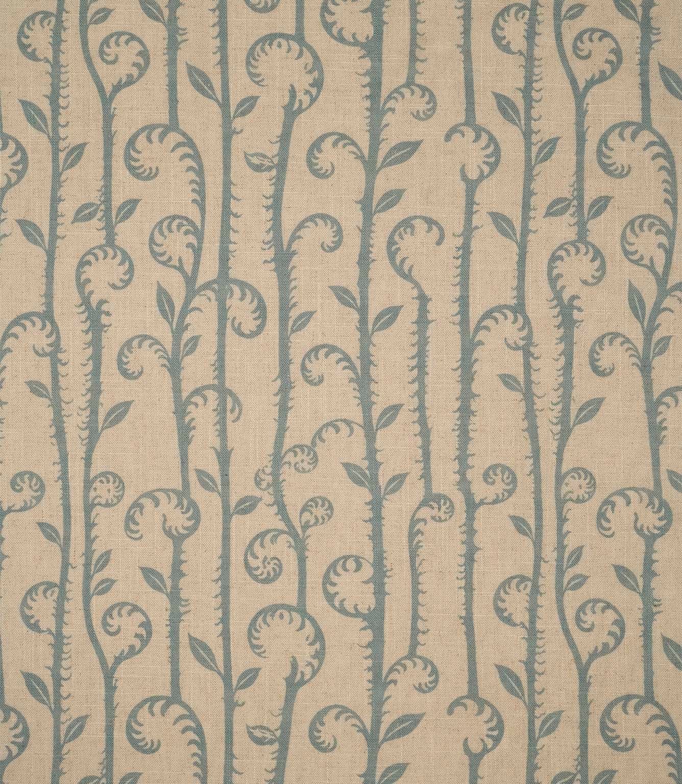 Little Bracken Natural Fabric / Steel Blue