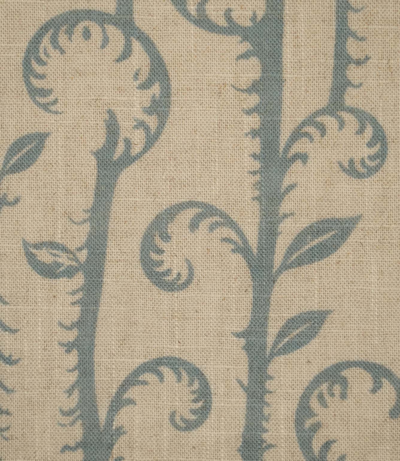 Little Bracken Natural Fabric / Steel Blue