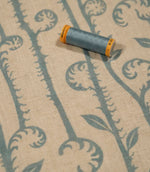 Little Bracken Natural Fabric / Steel Blue