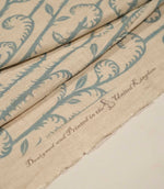 Little Bracken Natural Fabric / Steel Blue