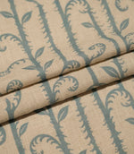 Little Bracken Natural Fabric / Steel Blue