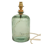 Lynton 29cm Recycled Glass Natural Green Lamp Base