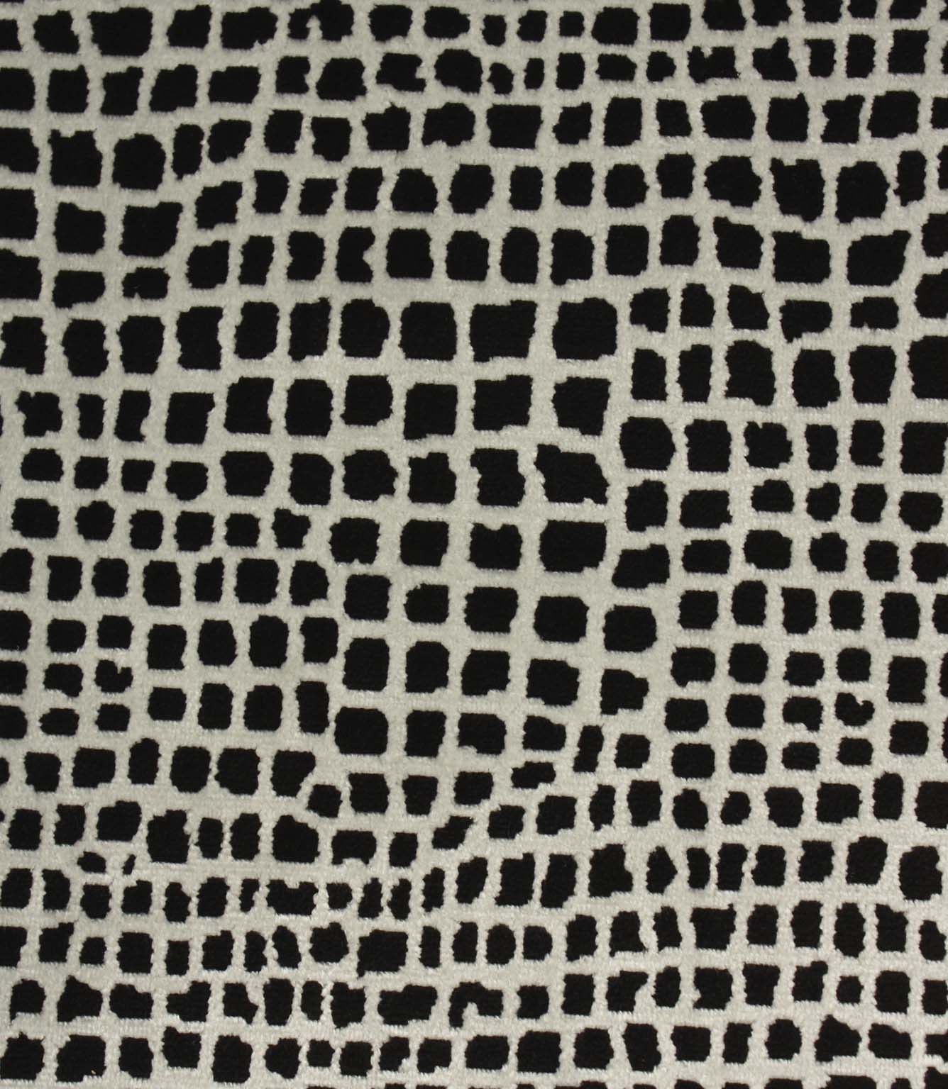 Manarola FR Fabric / Silver / Black | Just Fabrics