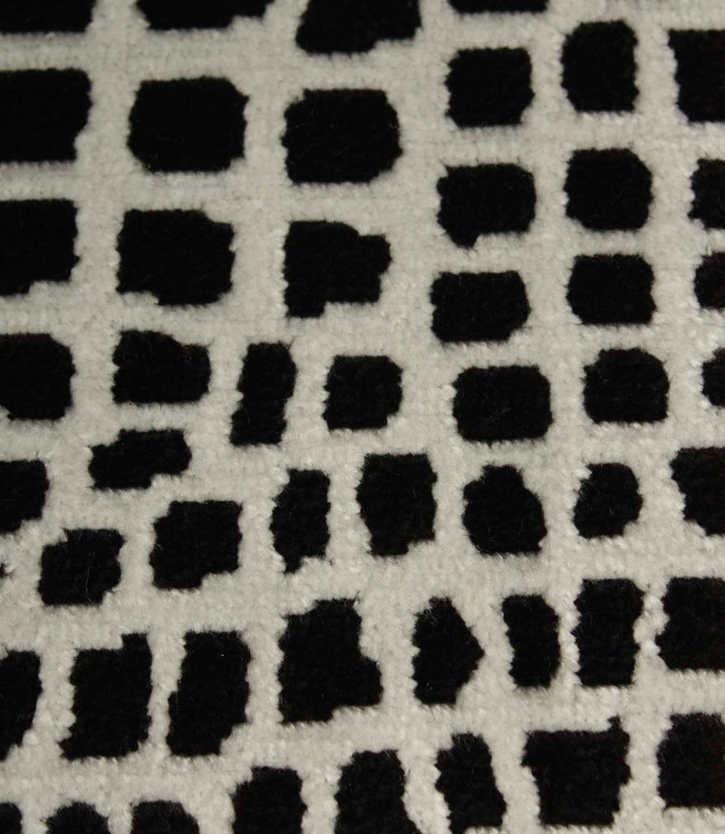 Manarola FR Fabric / Silver / Black | Just Fabrics
