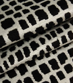 Manarola FR Fabric / Silver / Black | Just Fabrics