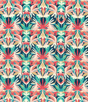 Melora Fabric / Brazilian Rosewood / Ink / Amazonia