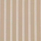 Meschutt Quaker fabric featuring evenly spaced ivory embroidered vertical stripes with decorative zigzag edges on a natural beige woven background.