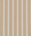 Meschutt Quaker fabric featuring evenly spaced ivory embroidered vertical stripes with decorative zigzag edges on a natural beige woven background.