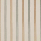 Meschutt Saltwater embroidered stripe fabric featuring alternating muted blue-grey and warm tan vertical stripes with zigzag edges on a soft ivory background.