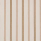 Meschutt Shell embroidered fabric featuring alternating soft blush pink and warm beige vertical stripes with decorative zigzag edges on an ivory background.