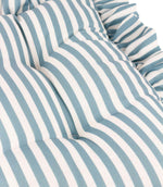 Millie Ruffle Blue 2 Pack Indoor / Outdoor Seat Pads
