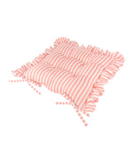 Millie Ruffle Pink 2 Pack Indoor / Outdoor Seat Pads
