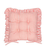 Millie Ruffle Pink 2 Pack Indoor / Outdoor Seat Pads