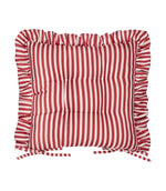 Millie Ruffle Red 2 Pack Indoor / Outdoor Seat Pads