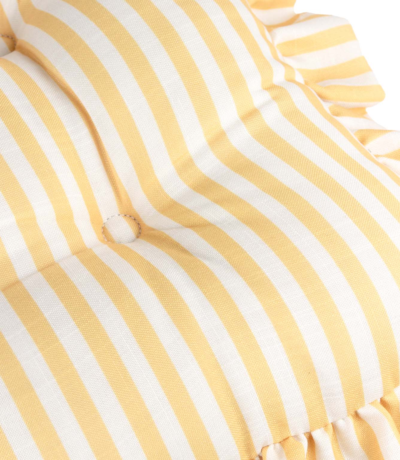 Millie Ruffle Yellow 2 Pack Indoor / Outdoor Seat Pads