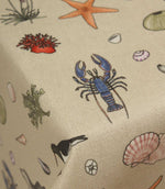On The Seashore Oilcloth Fabric / Linen