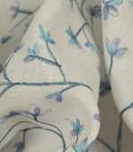 Ophelia Sheer Fabric / Bluebell