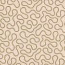 Orient Willow embroidered fabric with a flowing abstract pattern in soft olive green on a natural cream woven background.