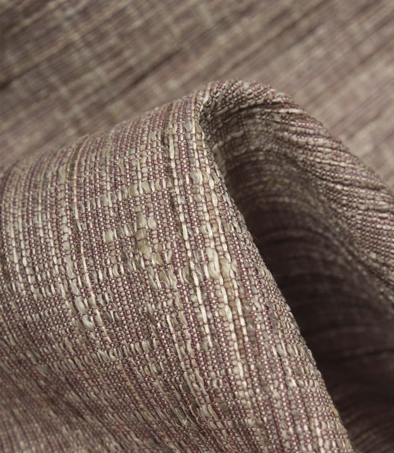 Detailed close-up of Otaru contemporary woven fabric in blush pink, featuring the intricate weave and dimensional surface texture.