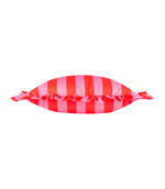 Palm Royale Stripe Ruffle Pink / Red Outdoor Cushion