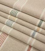 Portside Stripe Fabric / Taupe