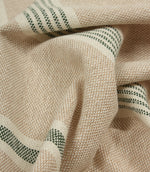 Portside Stripe Fabric / Bottle Green