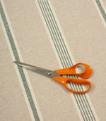 Portside Stripe Fabric / Bottle Green