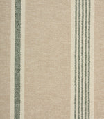 Portside Stripe Fabric / Bottle Green
