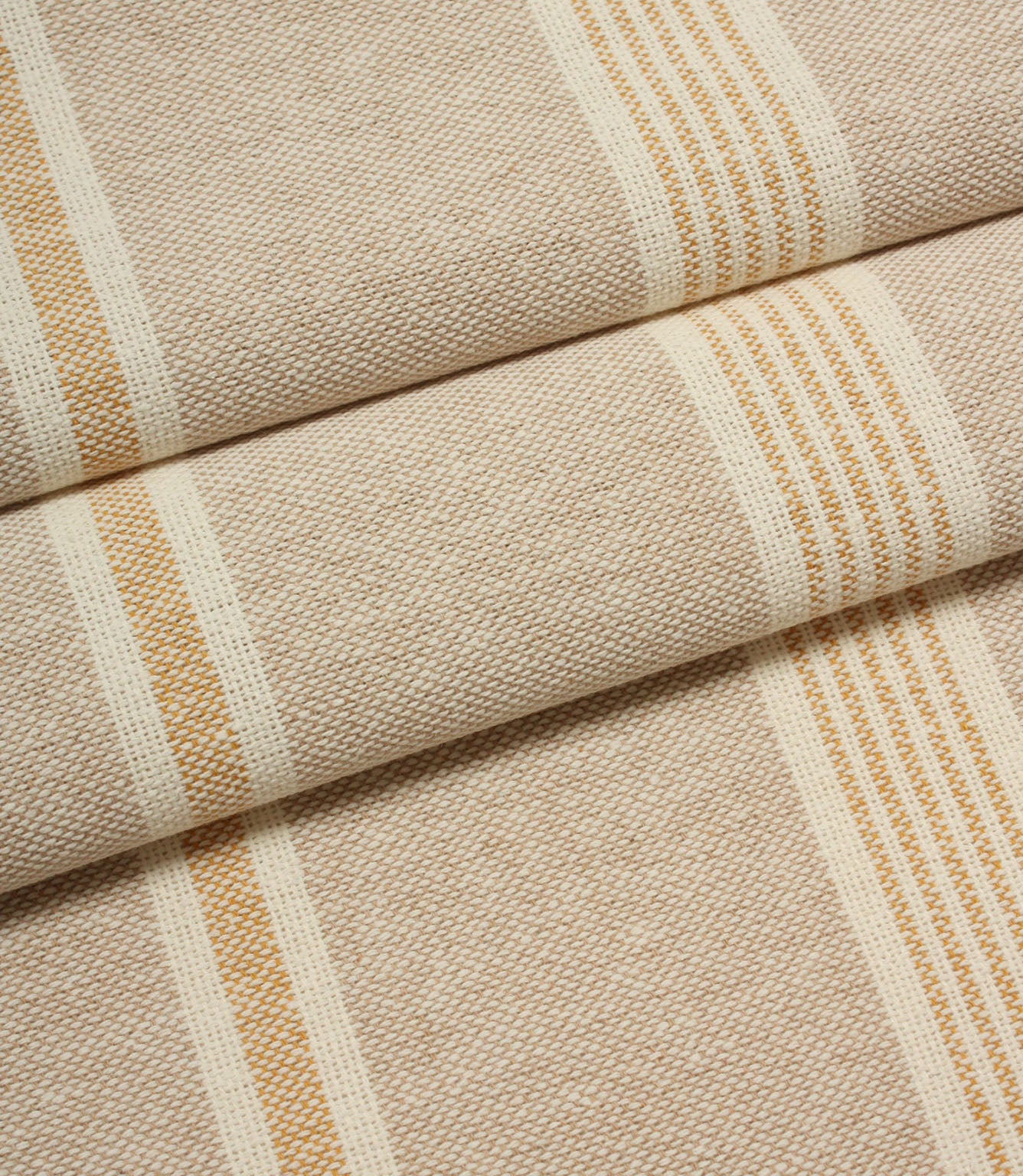 Portside Stripe Fabric / Ochre